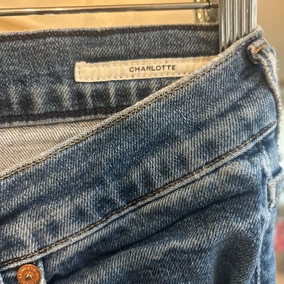 Citizens of Humanity “Charlotte” High‑Rise Straight Jeans — Size 30, Dark Wash - Picture 5 of 8